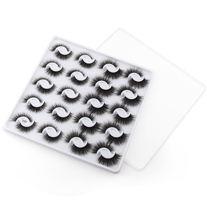New Arrival 20 Pairs Natural Thick Mink False Eyelashes Set Soft Light Curly Crisscross Hand Made Reusable Multilayer 3D Fake Lashes Eyes Makeup Accessory
New Arrival 20 Pairs Natural Thick Mink False Eyelashes Set Soft Light Curly Crisscross Hand Made Reusable Multilayer 3D Fake Lashes Eyes Makeup Accessory