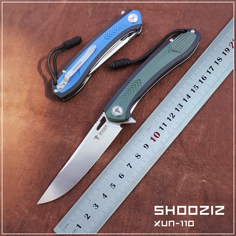SHOOZIZ foding knife G10 hande D2 bearing tactica outdoor sef defense hunting cutter Pocket knives EDC toos
SHOOZIZ foding knife G10 hande D2 bearing tactica outdoor sef defense hunting cutter Pocket knives EDC toos