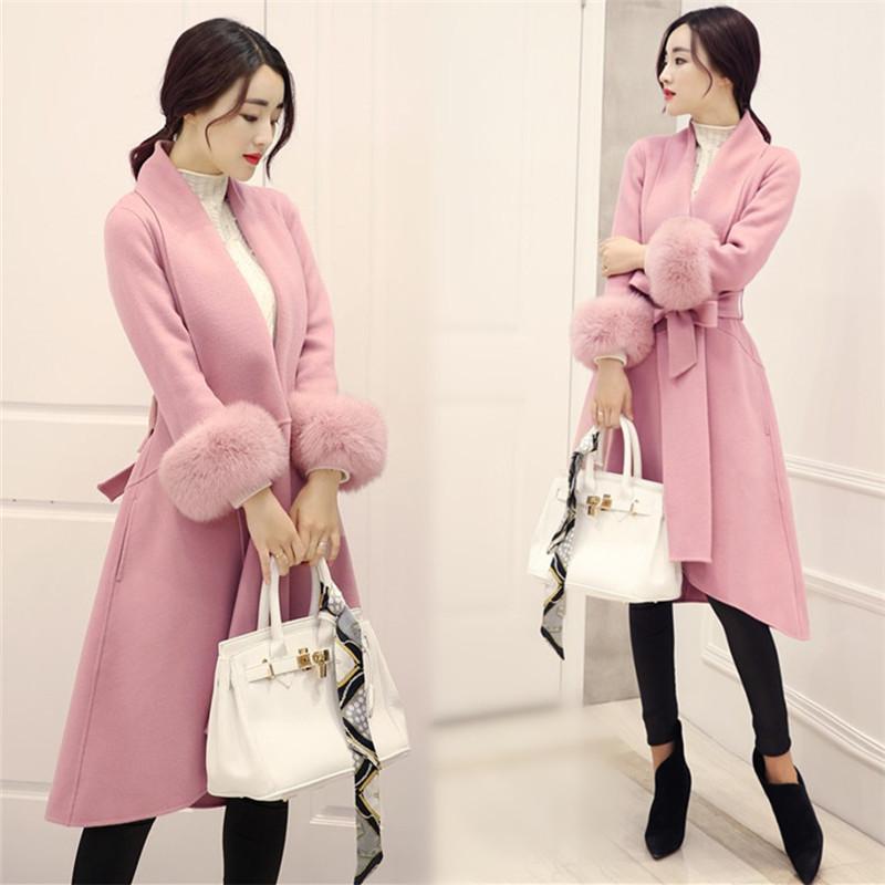 Women' Wool & Blends Plus Size 4XL Elegant Slim Women Long Blend Coat Solid Faux Fur Collar Detachable Jacket Autumn Winter Office Lady Coa, Gray
Women' Wool & Blends Plus Size 4XL Elegant Slim Women Long Blend Coat Solid Faux Fur Collar Detachable Jacket Autumn Winter Office Lady Coa, Gray