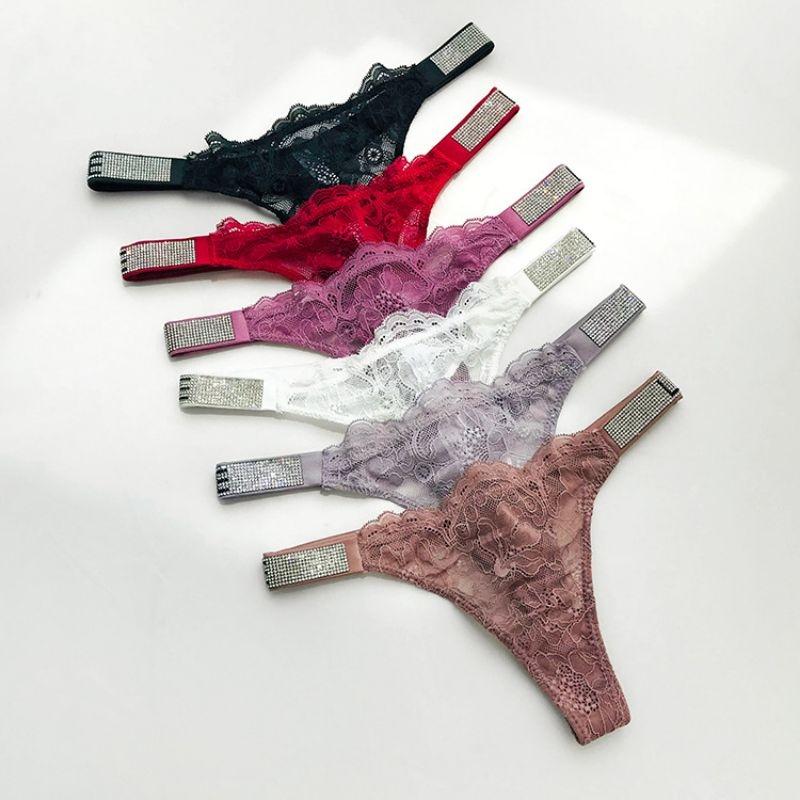 Women's Panties Sexy Low Waist Lace Rhinestones G-String Soft Lingerie Seamless Women Underwear Letter Thongs, Black
Women's Panties Sexy Low Waist Lace Rhinestones G-String Soft Lingerie Seamless Women Underwear Letter Thongs, Black