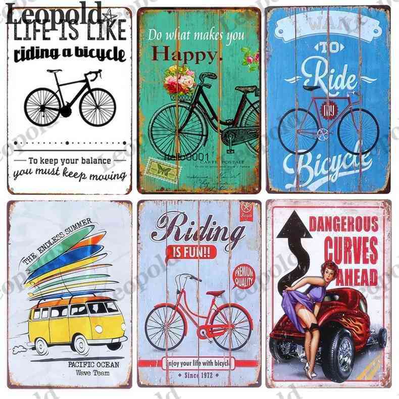 Vintage Metal Tin Poster Bicycle Letter Bar Wall Art Sign Board Home Decoration Accessories1
Vintage Metal Tin Poster Bicycle Letter Bar Wall Art Sign Board Home Decoration Accessories1