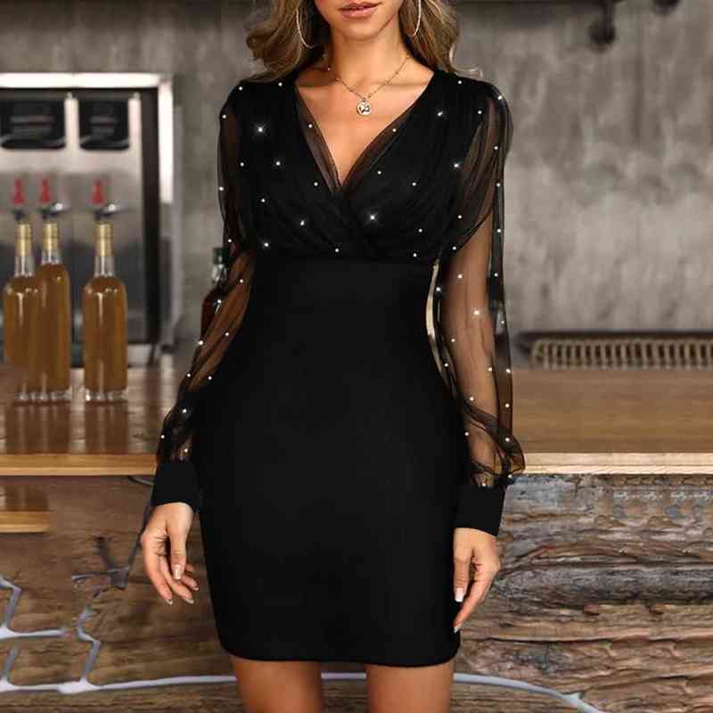 Black Dress Women Sequins Sexy Autumn Dress Female Retro Elegant Party Mini Dresses Casual Elegant Dresses sukienki vestidos Y211228, Packaging
Black Dress Women Sequins Sexy Autumn Dress Female Retro Elegant Party Mini Dresses Casual Elegant Dresses sukienki vestidos Y211228, Packaging