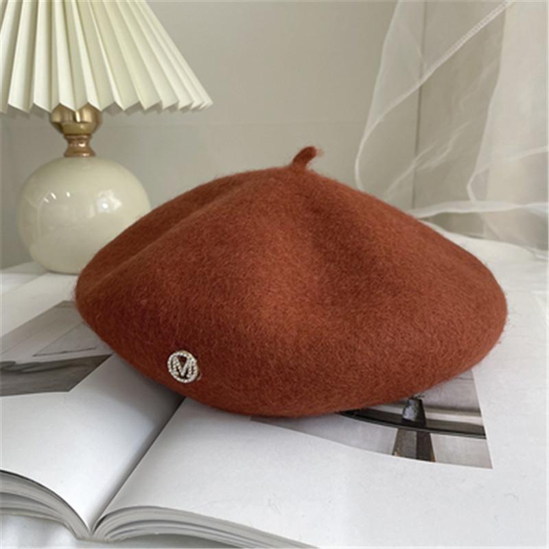 Berets 202111-shi Autumn Winter Rhinestone Letter Wool Solid Street Lady Beret Hat Women Leisure Painter, Black
Berets 202111-shi Autumn Winter Rhinestone Letter Wool Solid Street Lady Beret Hat Women Leisure Painter, Black