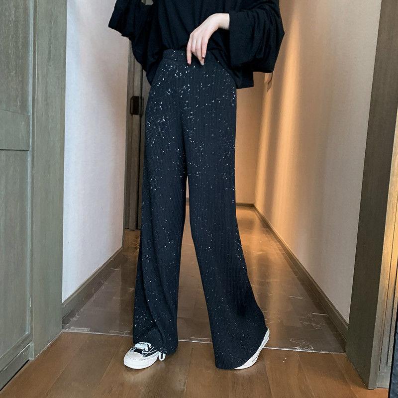 Women' Pants & Capris Summer Bright Wire Pleated Women 2021 Elastic Waist Loose For Autumn Black Wide Ankle-Length FY75, Tupianse
Women' Pants & Capris Summer Bright Wire Pleated Women 2021 Elastic Waist Loose For Autumn Black Wide Ankle-Length FY75, Tupianse