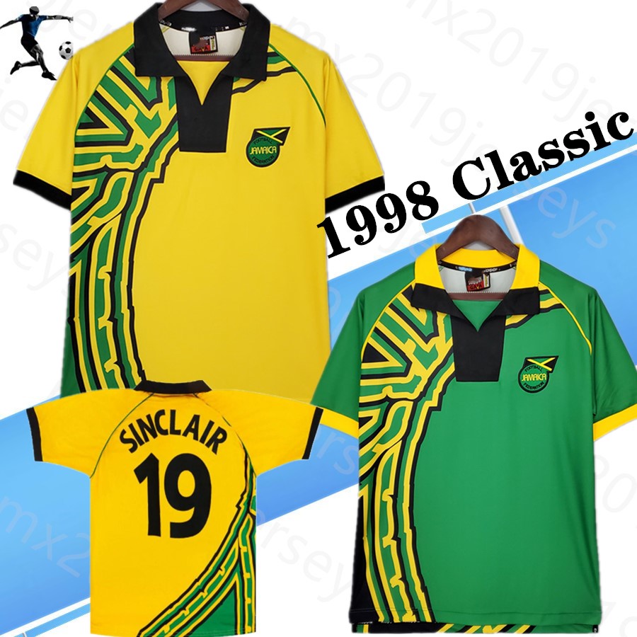1998 Jamaica Home away Shirt Retro Soccer Jerseys Reggae Boyz GARDNER SINCLAIR BROWN DAWES SIMPSON 98 POWELL GAYLE WILLIAMS BOYD Classic football Shirts, 98 away
1998 Jamaica Home away Shirt Retro Soccer Jerseys Reggae Boyz GARDNER SINCLAIR BROWN DAWES SIMPSON 98 POWELL GAYLE WILLIAMS BOYD Classic football Shirts, 98 away