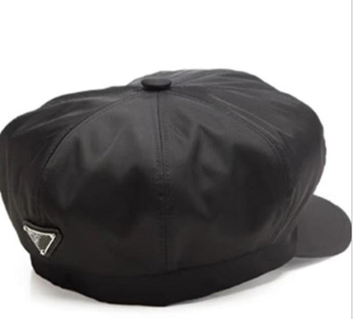 21SS Designer Nylon newsboy hats berets For Women Good Quality Soft winter autumn Black Triangle metal hat Girls Beret Artist Painter Cap Gifts Dropship
21SS Designer Nylon newsboy hats berets For Women Good Quality Soft winter autumn Black Triangle metal hat Girls Beret Artist Painter Cap Gifts Dropship