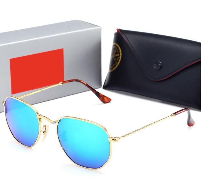 Luxury Brand Designer Hexagonal Sunglasses Fashion Vintage Pilot Men Women 51mm UV400 Justin Band Mirror Glass BEN Classic with cases
Luxury Brand Designer Hexagonal Sunglasses Fashion Vintage Pilot Men Women 51mm UV400 Justin Band Mirror Glass BEN Classic with cases