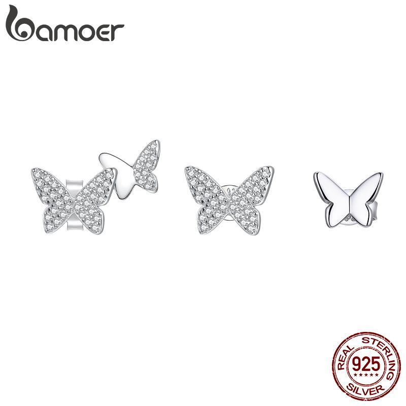 Stud Memnon 1pc Single Butterfly Earrings For Women 925 Sterling Silver Jewelry Dazzling CZ Ear Studs Piercing SCE1068, Golden;silver
Stud Memnon 1pc Single Butterfly Earrings For Women 925 Sterling Silver Jewelry Dazzling CZ Ear Studs Piercing SCE1068, Golden;silver