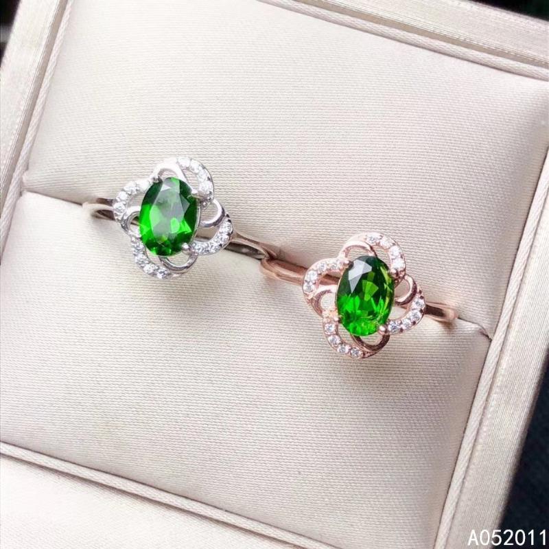 Fine Jewelry Natural Diopside 925 Sterling Silver Luxury Girl Adjustable Gemstone Ring Support Test Cluster Rings
Fine Jewelry Natural Diopside 925 Sterling Silver Luxury Girl Adjustable Gemstone Ring Support Test Cluster Rings