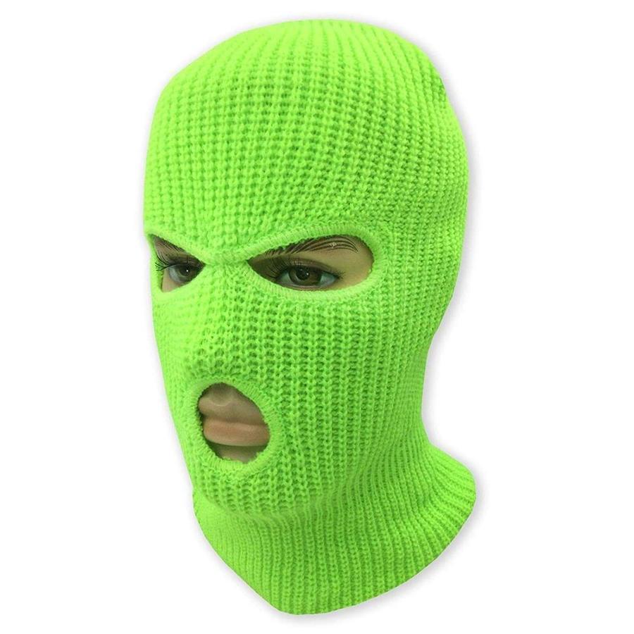 Three Neon Balaclava Hole Ski Mask JKLC
