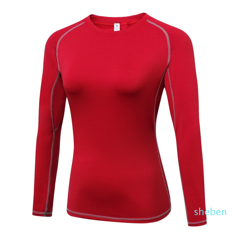 women's quick-drying long-sleeved stretch tight sports cycling exercise fitness wicking quick-drying long-sleeved shirt, Black
women's quick-drying long-sleeved stretch tight sports cycling exercise fitness wicking quick-drying long-sleeved shirt, Black