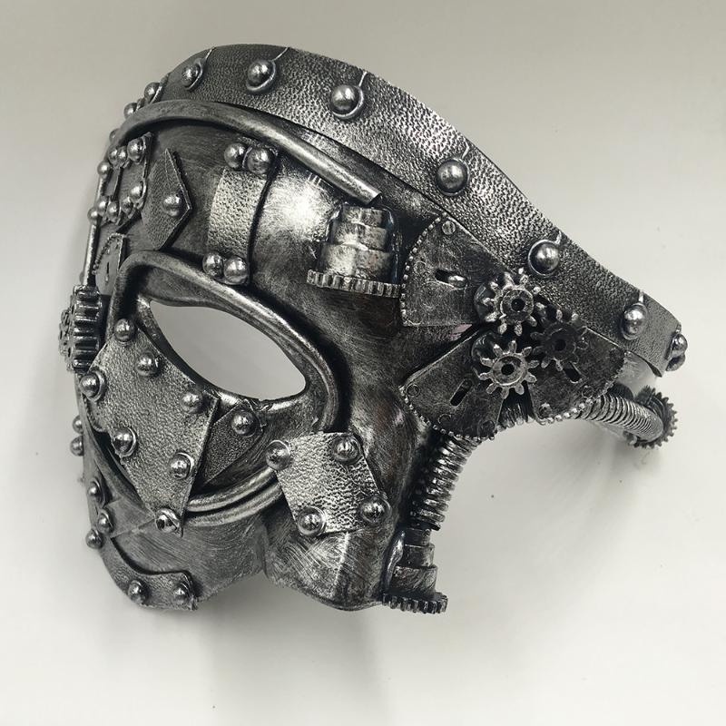 Other Event & Party Supplies Adult Anime Masque Mechanical Gear Mask Steampunk Punk Masquerade Cosplay Ball Half Face Men Costume Halloween