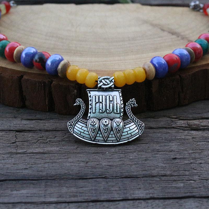 Pendant Necklaces 1pcs Ceramics And Stone Talisman Necklace, Slavic Amulets Chooker Jewelry, Viking Dress Tribal Kette Jewelry For Women
Pendant Necklaces 1pcs Ceramics And Stone Talisman Necklace, Slavic Amulets Chooker Jewelry, Viking Dress Tribal Kette Jewelry For Women