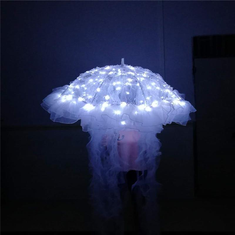 Party Decoration YC22 Ballroom Dance Led Costumes White Light Jellyfish Luminous Umbrella Performance Disco Wears Dresses Outfit Dj Clothes
Party Decoration YC22 Ballroom Dance Led Costumes White Light Jellyfish Luminous Umbrella Performance Disco Wears Dresses Outfit Dj Clothes