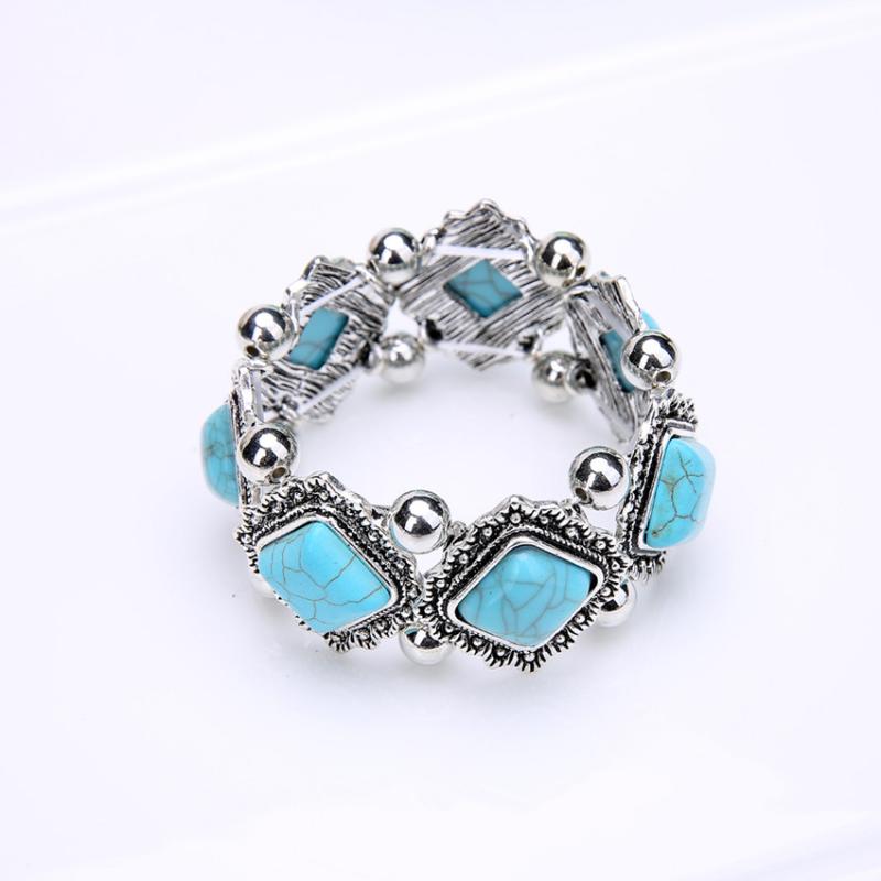 Bangle Silver Plated Stackable Rhombus Shape Many Colors Turquoises Stone For Party Gift Jewelry
Bangle Silver Plated Stackable Rhombus Shape Many Colors Turquoises Stone For Party Gift Jewelry