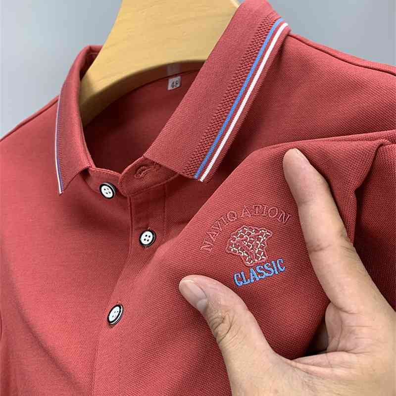Chao brand pure cotton long sleeve polo Lapel t- autumn trend embroidery T-shirt high-end European men's wear, White;black
Chao brand pure cotton long sleeve polo Lapel t- autumn trend embroidery T-shirt high-end European men's wear, White;black