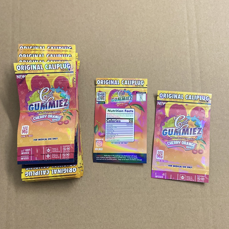 ORIGINAL CALIPLUG NEW CALI REAL FRUIT GUMMIEZ packing empty bags waternelon 500mg 50mg resealable edibles mylar candy packaging pack bag Dry Herbal wholesale
ORIGINAL CALIPLUG NEW CALI REAL FRUIT GUMMIEZ packing empty bags waternelon 500mg 50mg resealable edibles mylar candy packaging pack bag Dry Herbal wholesale