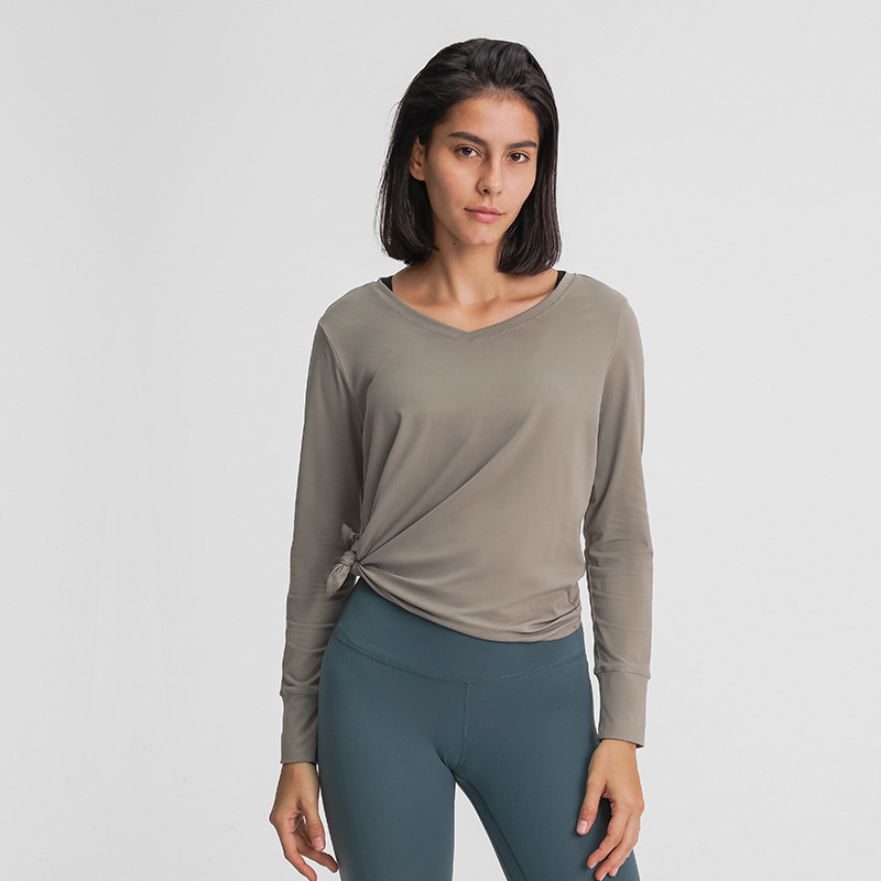 long leisure Autumn simple and sports winter women's sleeve open waist sewing fast dry Breathable naked yoga suit, Black
long leisure Autumn simple and sports winter women's sleeve open waist sewing fast dry Breathable naked yoga suit, Black