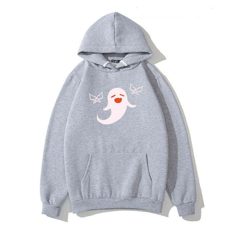 Genshin Impact Hu Tao Cape Hoodie Women Men Kawaii Cartoon Manga Aesthetic Game Streatwear Pullover Harajuku Casual Hi Hop 211108