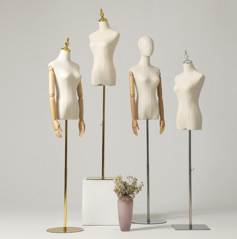 Clothing store model props Commercial Furniture women's half body women dresses window people's table clothes display rack WEDDING DRESS MAN