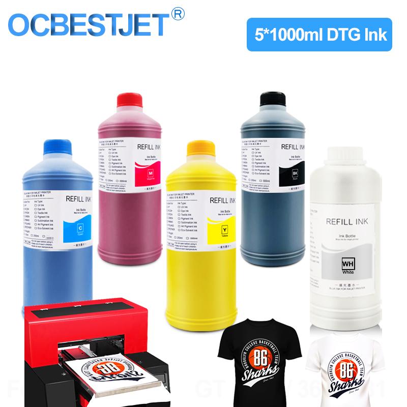 1000ml*5 DTG Ink Textile For 1390 1400 1430 R1900 R2000 R3000 DX5 DX6 DX7 DX10 Printhead Printer Garment Refill Kits
1000ml*5 DTG Ink Textile For 1390 1400 1430 R1900 R2000 R3000 DX5 DX6 DX7 DX10 Printhead Printer Garment Refill Kits
