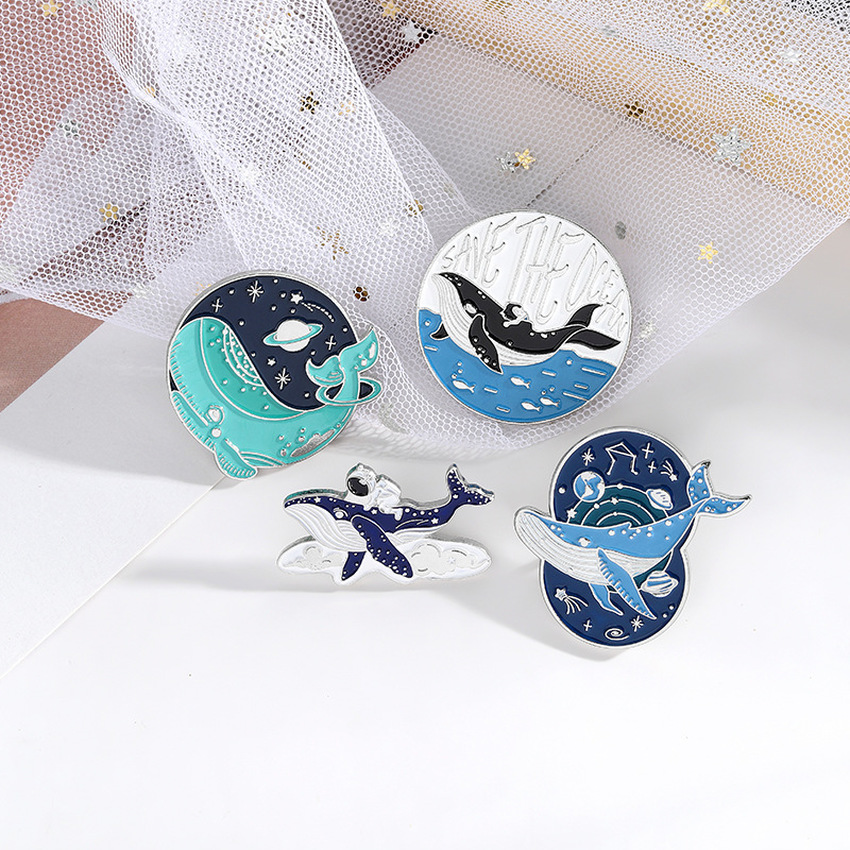 Round Universe Sea Whale Brooches Pins Cute Enamel Lapel Pin Badge for Women men fashion jewelry will and sandy
Round Universe Sea Whale Brooches Pins Cute Enamel Lapel Pin Badge for Women men fashion jewelry will and sandy