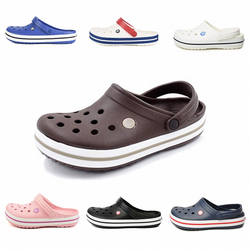 2021 Women Summer Casual Beach Slippers Breathable Hole Flats Crocse Male Water Shoes Men Sandals t3aK#, Black
2021 Women Summer Casual Beach Slippers Breathable Hole Flats Crocse Male Water Shoes Men Sandals t3aK#, Black