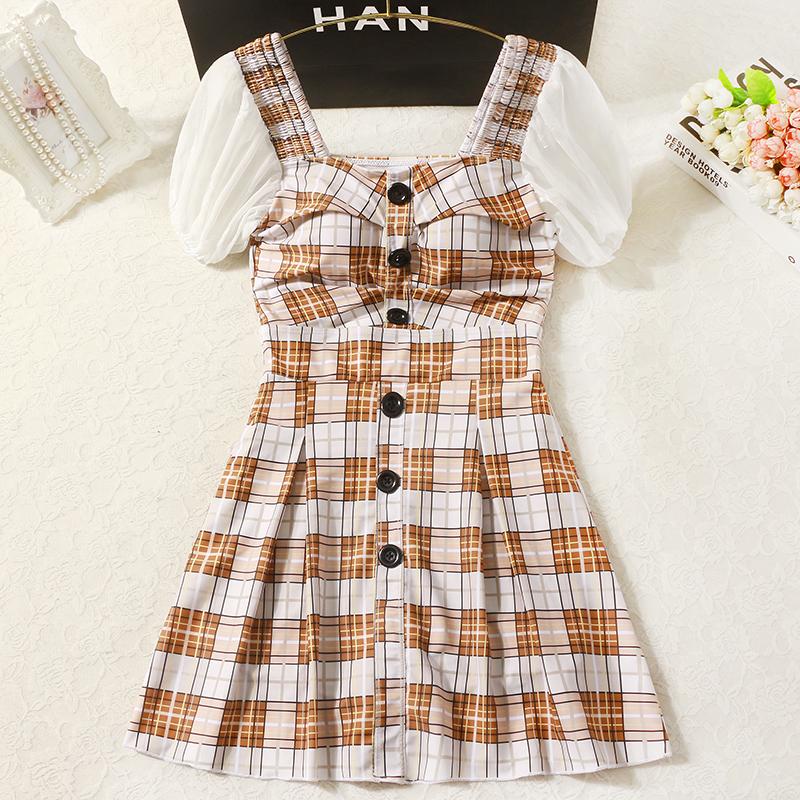 Women Plaid One Piece Swimwear Button Sexy Bathing Suit Swim Beach Dress Summer Swimming Suits Female Short Sleeve Swimsuit One-Piece
Women Plaid One Piece Swimwear Button Sexy Bathing Suit Swim Beach Dress Summer Swimming Suits Female Short Sleeve Swimsuit One-Piece