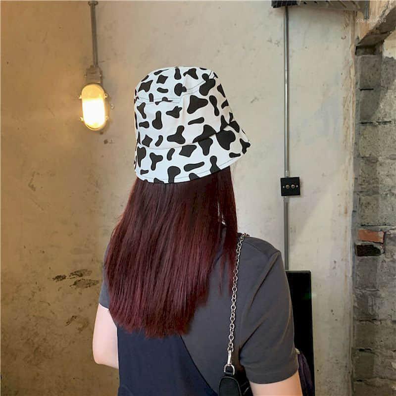 Japanese Niche Cow Pattern Fisherman Hat Tide Korean Version Of Personality Fashion Face Small Basin Female Ins Net Red Wide Brim Hats, Blue;gray
Japanese Niche Cow Pattern Fisherman Hat Tide Korean Version Of Personality Fashion Face Small Basin Female Ins Net Red Wide Brim Hats, Blue;gray