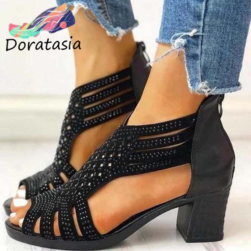Ins Big Size 40 Women Zipper Solid Summer Shoes Casual Hollow Sandals Open Toe Gladiator, Black
Ins Big Size 40 Women Zipper Solid Summer Shoes Casual Hollow Sandals Open Toe Gladiator, Black