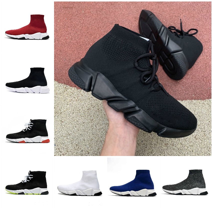 2022 Designer Mens Knit Sock Shoes Platform Womens Sneakers Speed trainer Triple Black White Blue Beige Classic with Lace jogging walking outdoor size 36-45, Bubble package bag
2022 Designer Mens Knit Sock Shoes Platform Womens Sneakers Speed trainer Triple Black White Blue Beige Classic with Lace jogging walking outdoor size 36-45, Bubble package bag
