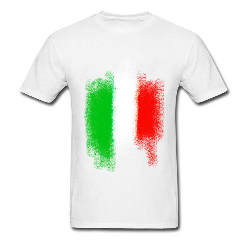 Italy flag T Shirts Men T-shirt Arrival Black Tshirts Short Sleeve Gift Cotton O Neck Clothes Summer Tops & Tees Labor Day 210629