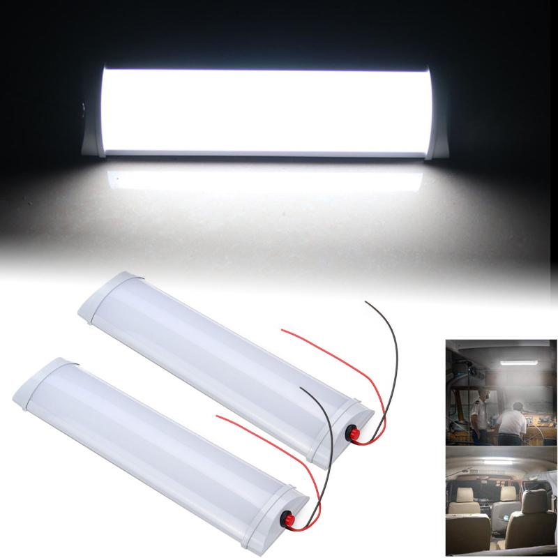 Emergency Lights 2PCS White 72 LED 10W Car Interior Dome Light Bar Ceiling Lamp Tube Universal For Van Lorry Truck RV Camper Boat
Emergency Lights 2PCS White 72 LED 10W Car Interior Dome Light Bar Ceiling Lamp Tube Universal For Van Lorry Truck RV Camper Boat