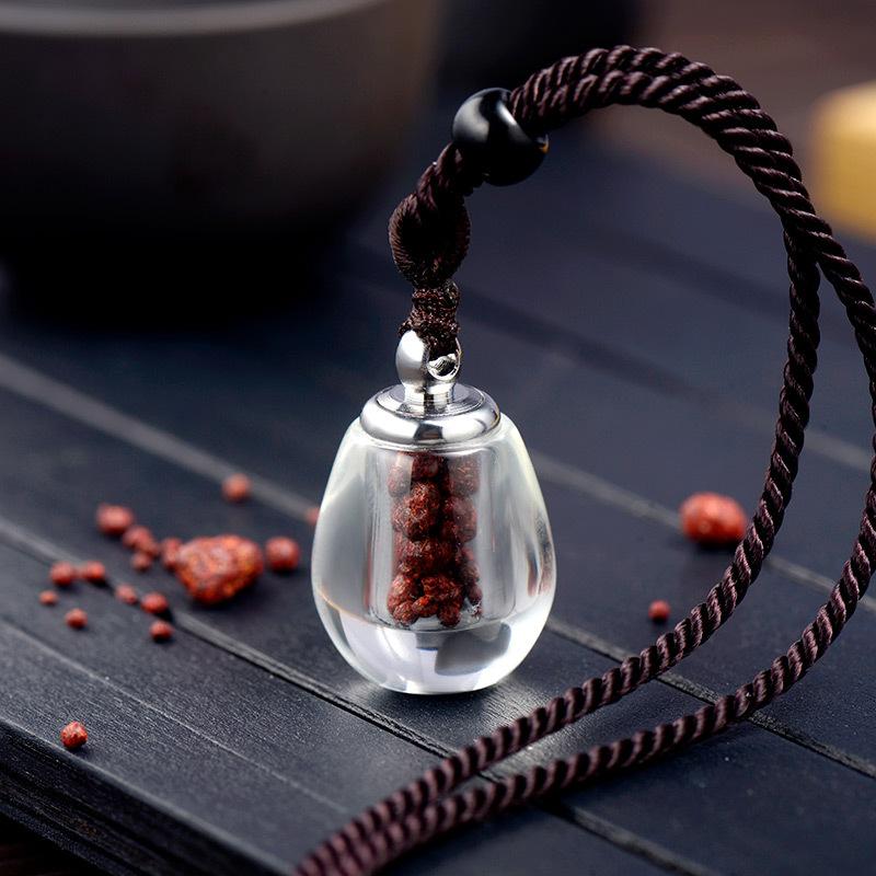 Pendant Necklaces 1PC Glass Vials Necklace Essential Oil Bottle Tear Drop Keepsake Wishing Ball For Women Gift
Pendant Necklaces 1PC Glass Vials Necklace Essential Oil Bottle Tear Drop Keepsake Wishing Ball For Women Gift