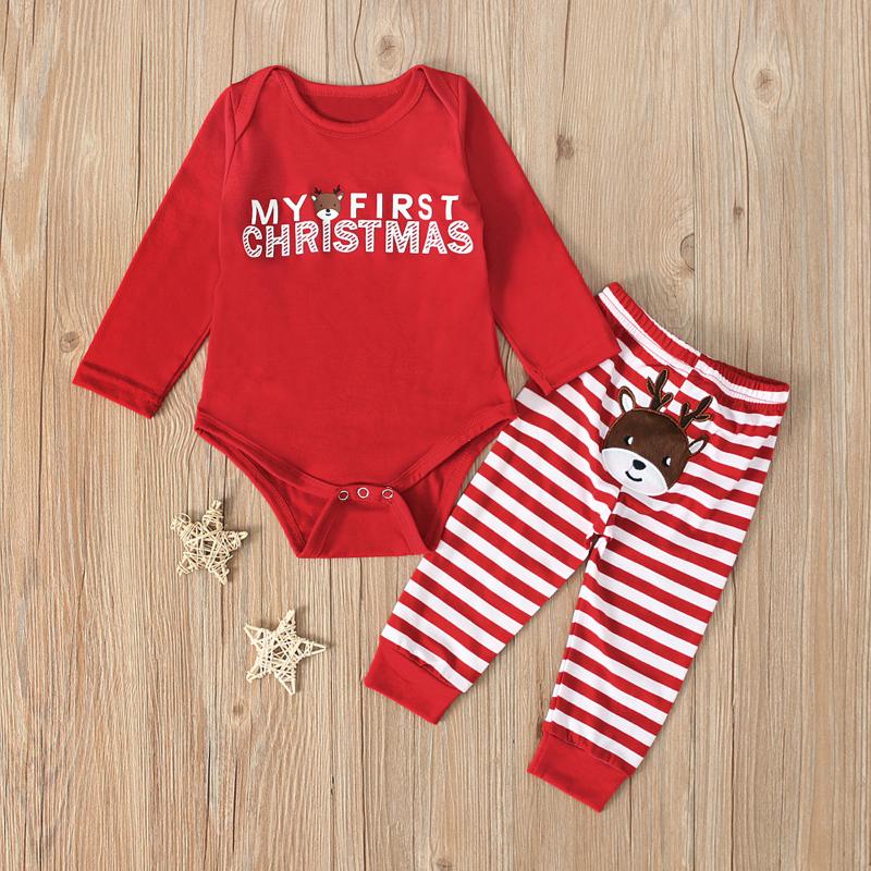 Clothing Sets My First Christmas Baby Boy Outfit Year Costume Clothes Set Cute Deer Bodysuit Pant Born
Clothing Sets My First Christmas Baby Boy Outfit Year Costume Clothes Set Cute Deer Bodysuit Pant Born