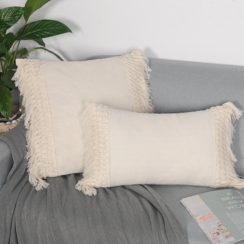 Cushion/Decorative Pillow Nordic Cotton Canvas With Tassel Living Room Throw Cushion Cover Sofa Pillowcover Office Outdoors Decoration Pillo, Beige
Cushion/Decorative Pillow Nordic Cotton Canvas With Tassel Living Room Throw Cushion Cover Sofa Pillowcover Office Outdoors Decoration Pillo, Beige