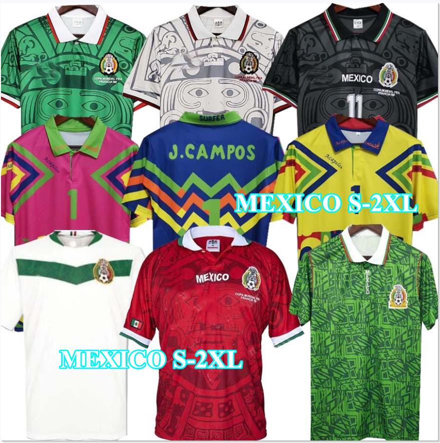 Retro classic Mexico Soccer Jersey 1986 1994 1995 1996 1998 2006 2010 soccer jerseys BORGETTI HERNANDEZ CAMPOS BLANCO H.SANCHEZ home away football shirt, 1998 white long
Retro classic Mexico Soccer Jersey 1986 1994 1995 1996 1998 2006 2010 soccer jerseys BORGETTI HERNANDEZ CAMPOS BLANCO H.SANCHEZ home away football shirt, 1998 white long