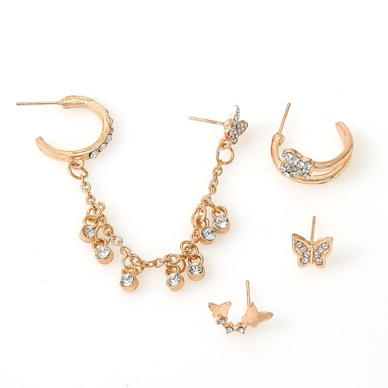 Dangle & Chandelier Butterfly Chain Earrings For Wome Korean Earring Girls Fashion Jewelry Kolczyki Damskie Pendientes Mujer, Silver
Dangle & Chandelier Butterfly Chain Earrings For Wome Korean Earring Girls Fashion Jewelry Kolczyki Damskie Pendientes Mujer, Silver