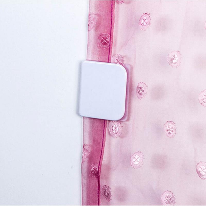 2Pcs/set Shower Curtain Clips Anti Splash Spill Drop Water High-quality Guard Shower Curtain Rings Clip Bathroom Products
