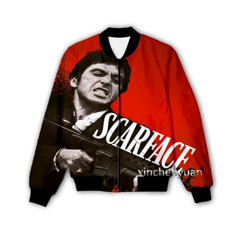 Men's Jackets Xinchenyuan Men/Women Scarface 3D Printed Jacket Fashion Streetwear Men Loose Sporting & Coat M73, 03
Men's Jackets Xinchenyuan Men/Women Scarface 3D Printed Jacket Fashion Streetwear Men Loose Sporting & Coat M73, 03