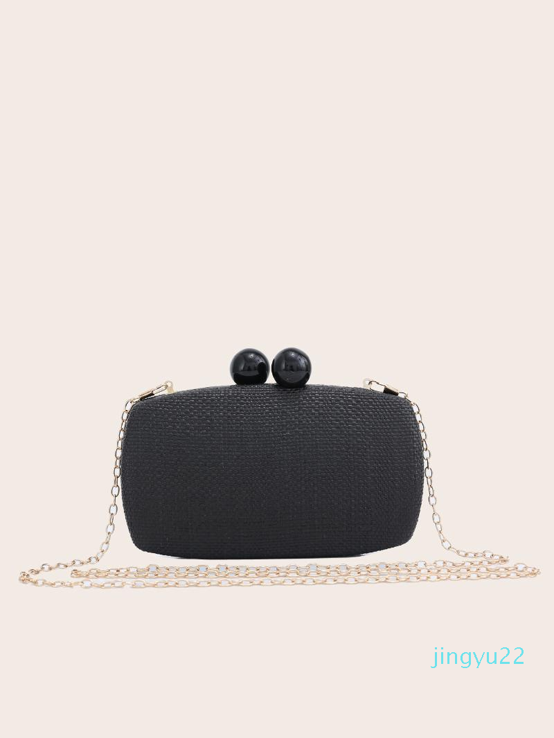 Designer-Evening Bags Women Knitting Woven Ladies Clutch Purse Shoulder Chain Wedding Party Handbags Bags, Black
Designer-Evening Bags Women Knitting Woven Ladies Clutch Purse Shoulder Chain Wedding Party Handbags Bags, Black