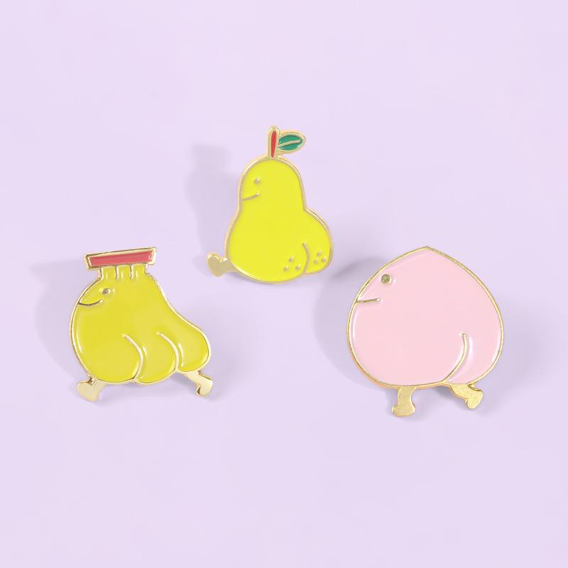 Pins, Brooches Fruit Chick Enamel Pins Cartoon Pear Banana Peach Backpack Clothes Lapel Pin Custom Button Badge Jewelry Gift For Kids
Pins, Brooches Fruit Chick Enamel Pins Cartoon Pear Banana Peach Backpack Clothes Lapel Pin Custom Button Badge Jewelry Gift For Kids