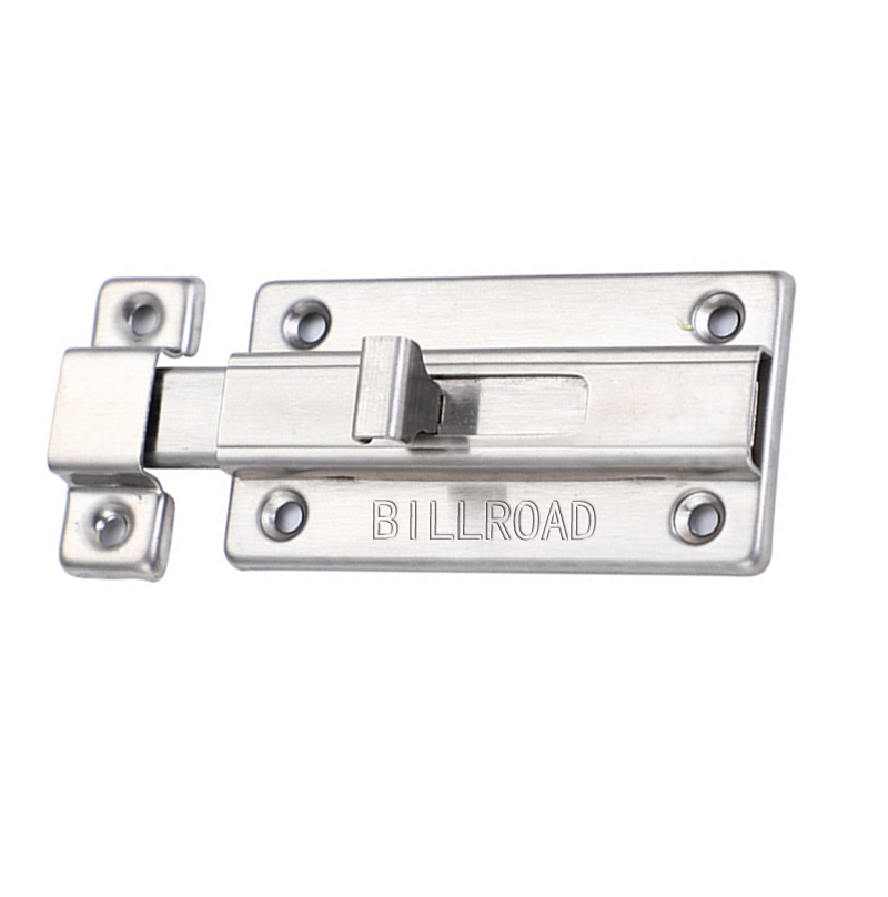 BILLROAD Stainless steel thickened anti-theft wooden door, automatic spring latch door lock, small latch door bolt
BILLROAD Stainless steel thickened anti-theft wooden door, automatic spring latch door lock, small latch door bolt