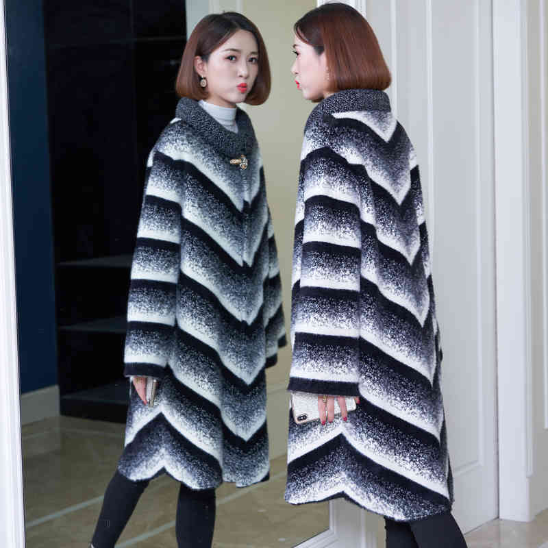 Fur Winter Casual Solid Teddy Coat Women Long Sleeve Fleece Jacket Turn Down Collar Lamb Outerwear Fourrure Fasion 210427