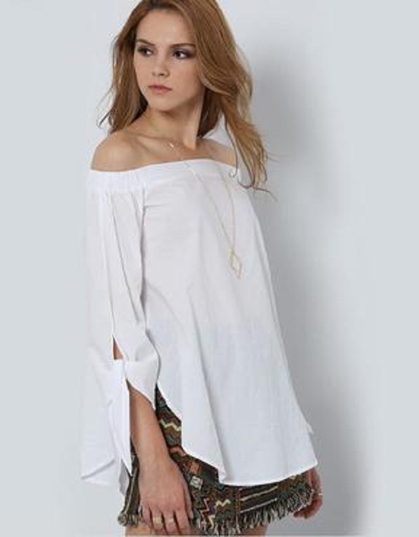 Chiffon Blouse Women Fashion Slash Neck Striped Shirt Summer Off Shoulder Casual Tops Bow Tie Bandage Womens Blouses T Shirts Blusa Mujer S-xl
