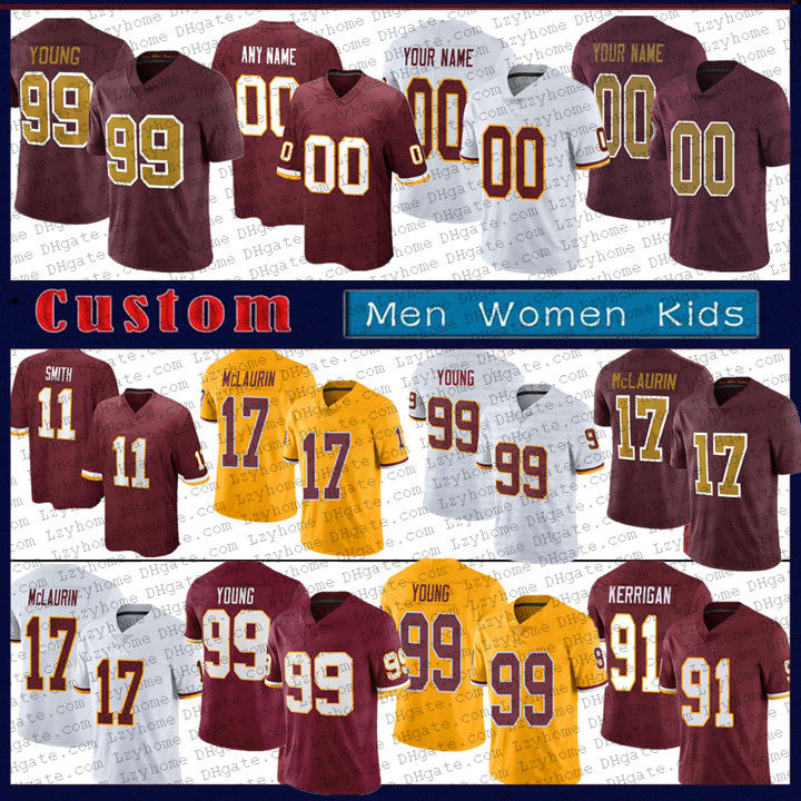 99 Chase Young 52 Jamin Davis Mens Women Kids Custom Football Jerseys 14 Ryan Fitzpatrick 24 Antonio Gibson Terry McLaurin 11 Alex Smith Taylor Heinicke John Riggins, My store(lzyhome)
99 Chase Young 52 Jamin Davis Mens Women Kids Custom Football Jerseys 14 Ryan Fitzpatrick 24 Antonio Gibson Terry McLaurin 11 Alex Smith Taylor Heinicke John Riggins, My store(lzyhome)