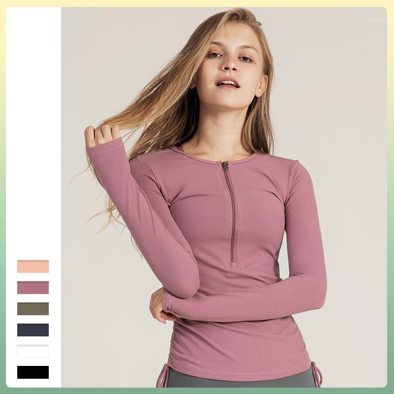 Sexy Women Yoga Top Sport Zipper Long Sleeve Shirt With 6 Colors Quick Dry Breathable Gym Fitness Outfit, Black
Sexy Women Yoga Top Sport Zipper Long Sleeve Shirt With 6 Colors Quick Dry Breathable Gym Fitness Outfit, Black