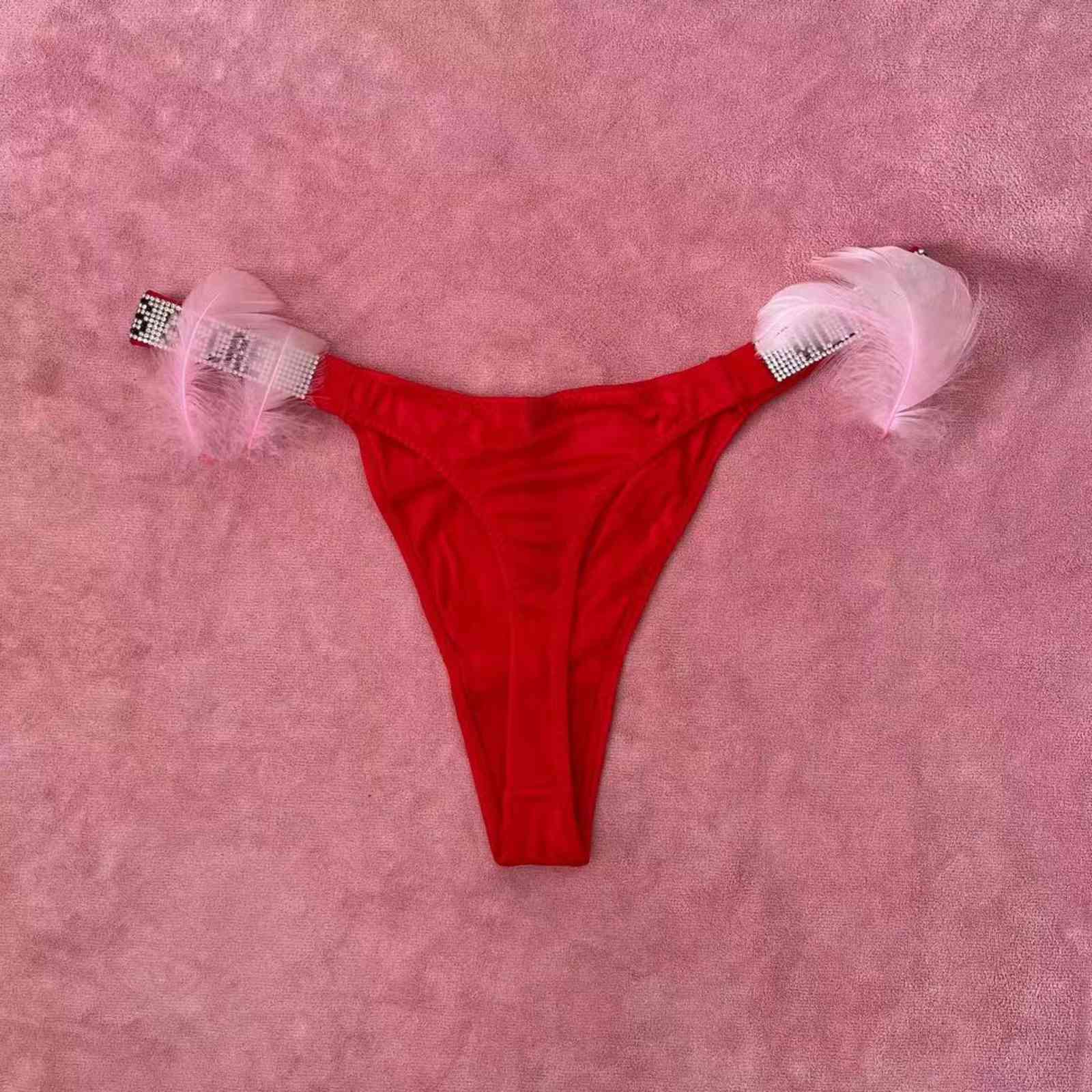 Sexy Lace G string Thongs Panties Women Underwear Rhinestones Letter Diamonds High Waist Bikini Transparent Briefs Black, Black;pink
Sexy Lace G string Thongs Panties Women Underwear Rhinestones Letter Diamonds High Waist Bikini Transparent Briefs Black, Black;pink