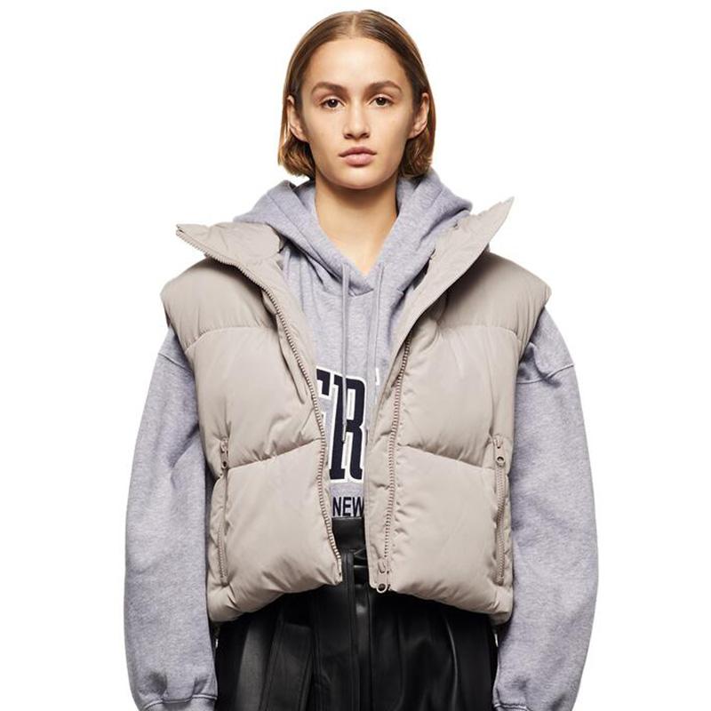 Malina Casual Hooded Short Vests Women Fashion Simple Beige Pockets Cotton Coats Elegant Zipper Warm Female Ladies Women
Malina Casual Hooded Short Vests Women Fashion Simple Beige Pockets Cotton Coats Elegant Zipper Warm Female Ladies Women