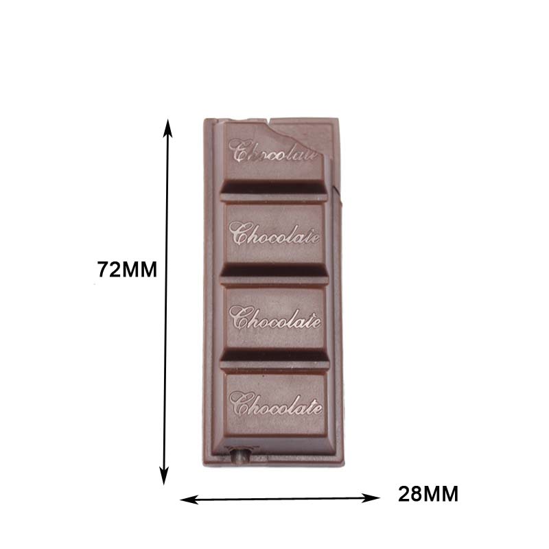 New Creative Chocolate Lighter Butane Gas Portable Cigar Cigarette Lighters Outdoor Smoking Accessories Gadgets For Men W260202